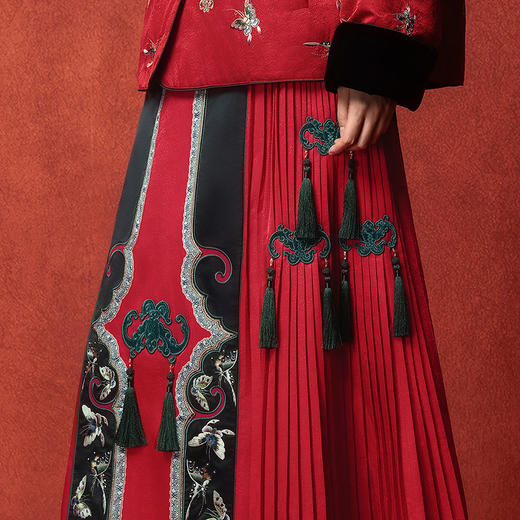 【林栖设计小店】马上有福|马面裙恭王府联名2026早春新款半身裙女1961229 商品图3