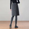 「自」全新升级【铂金会员146/天猫199/差价53】(13227)洛诗琳极简风毛呢半身裙2025冬新款高腰显瘦通勤包臀中裙 商品缩略图3