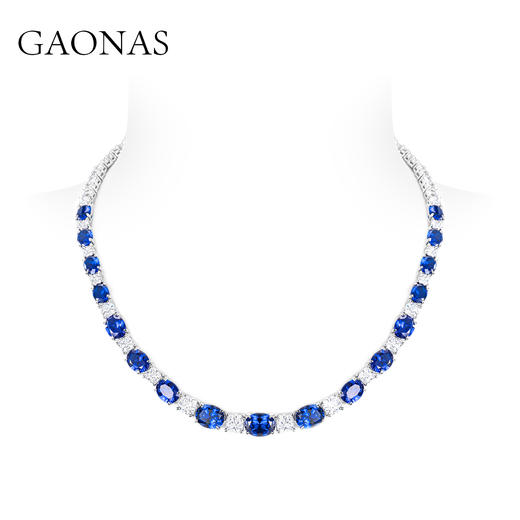 GAONAS  时尚贵气臻奢蓝色颈链11792XB 商品图0