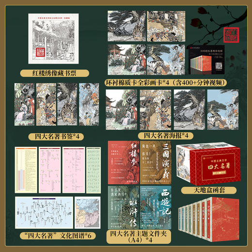 《四大名著·修订刷边特别版》（全8册），4000+条注释， 160幅绣像插图，让人畅读无压力！ 商品图1