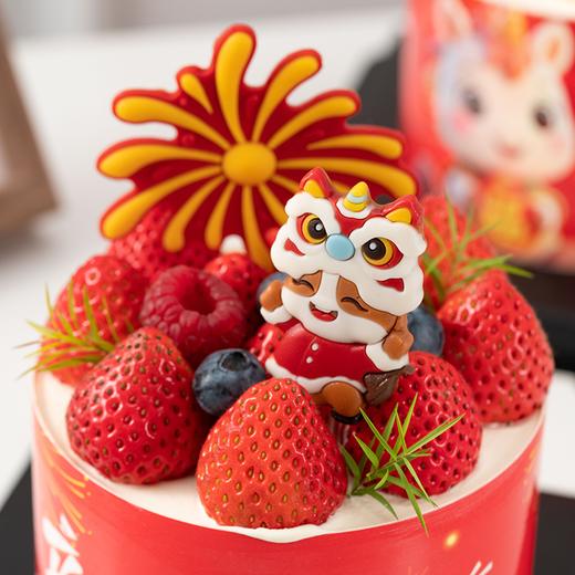 马年新鲜蛋糕 马上开心 新年快乐 适合1-3人食用 商品图3