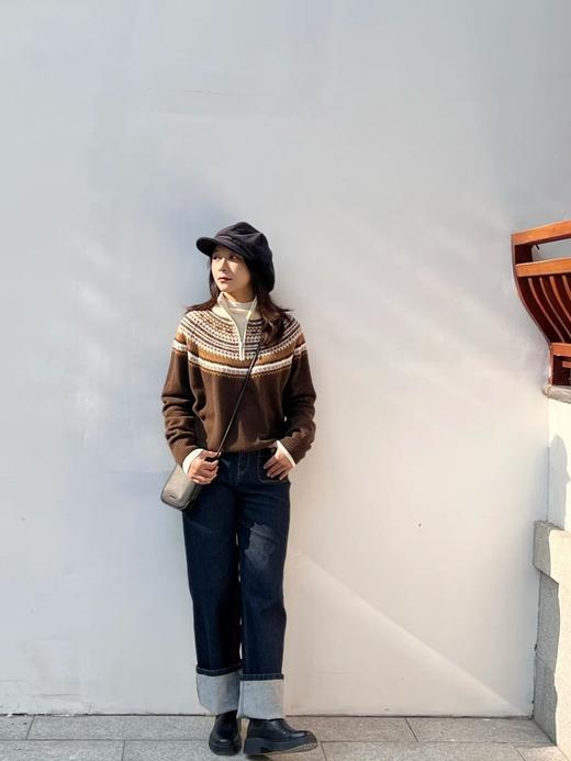 【高品质私服】【IC费尔岛套头针织衫】优质原料  手感丰满  温暖舒适G1629-CC【无标出货 介意慎拍】 商品图1