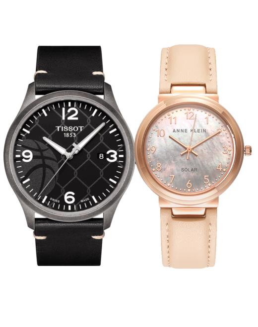 HCT1164103606700+AK-3712RGBH 天梭TISSOT 【手表套装】天梭速驰XL系列男士石英表+AK石英女表 商品图0