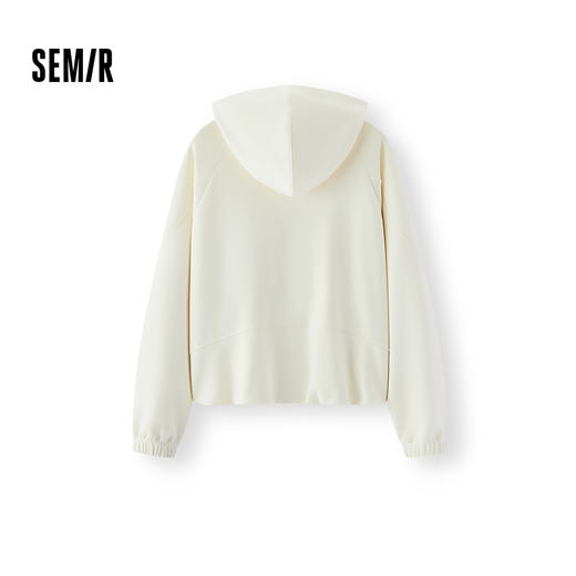 商场同款|森马外套女春插肩袖连帽花苞2026新款休闲百搭气质夹克 商品图1