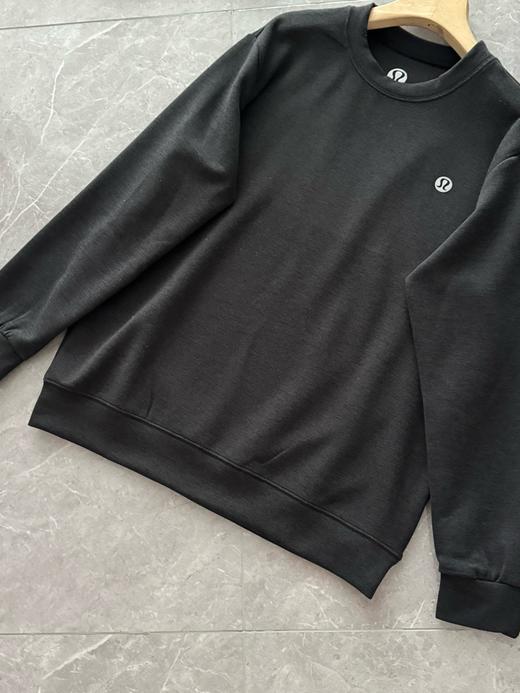 露露LULU茉莉花因子粗针羊绒卫衣男款针织上衣运动衫 商品图5