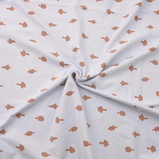 棉果果春季新品氨棉汗布柔软舒适5A抗菌纯棉毯子M105552200100（100*120厘米） 商品图2