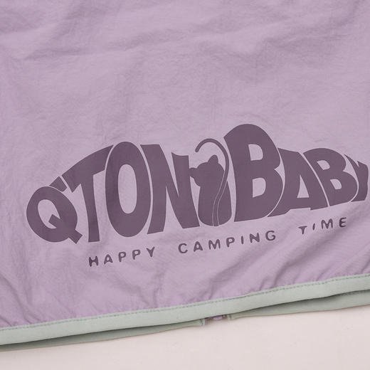 棉果果春季新品女童涤丝纺汗布纯棉内里紫色马夹M122171326128 商品图4