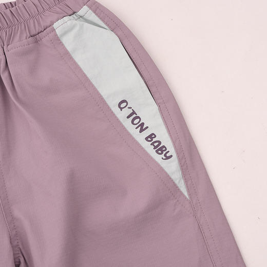 棉果果春季新品女童梭织速干运动简约弹力梭织长裤M122200326133 商品图5