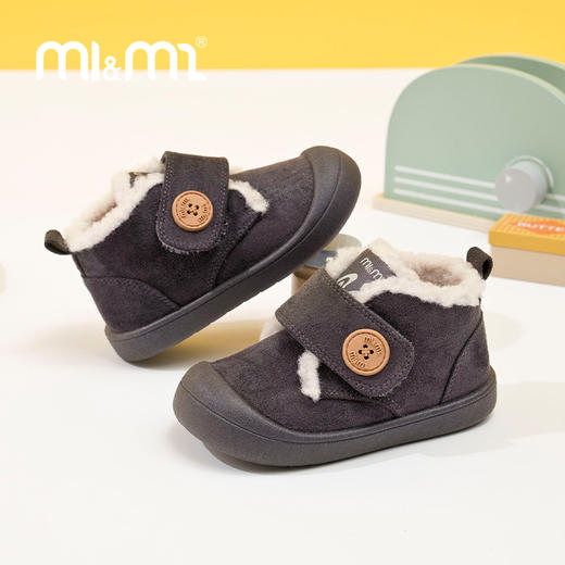M1M2小纽扣绒靴M112404225 商品图3
