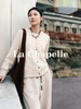 天猫同步【基础款时髦look~】拉夏贝尔/La Chapelle绵羊毛+桑蚕丝圆领花边针织开衫慵懒毛衣设计感上衣 商品缩略图5