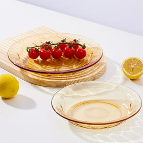 乐扣乐扣晶珀系列琥珀色餐具2件套