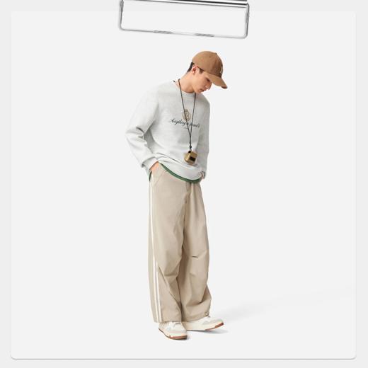 李宁男子吸汗舒适套头卫衣AWDW131 商品图2