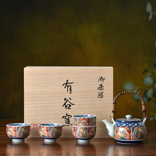  日本制复古泡茶陶瓷茶具套装精美送礼带礼盒 商品图1