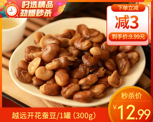 越远开花蚕豆/1罐（300g）生产日期：25年12月 商品图0