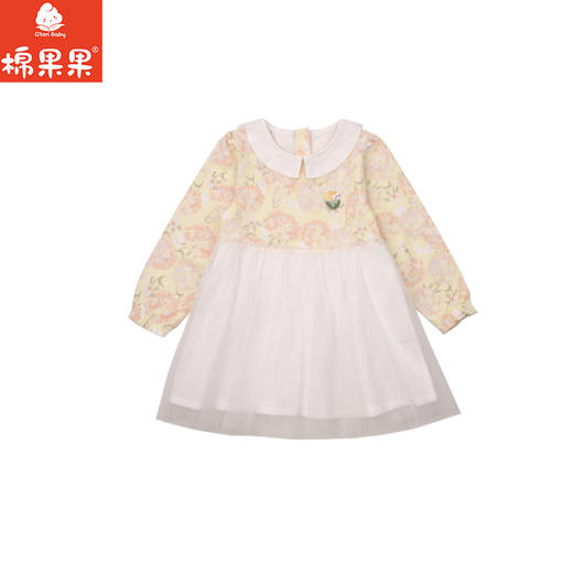 棉果果春季新品女童小线圈网纱小碎花公主裙网纱连衣裙M122700226115 商品图1
