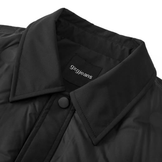 gxgjeans男装 黑色轻薄口袋设计衬衫式翻领羽绒服外套男  冬季热卖 商品图2