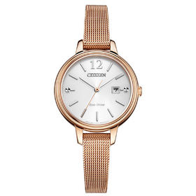 VIP-EW2447-89A 西铁城Citizen 西铁城光动能手表时尚优雅休闲钢带手表女表EW2449-83A