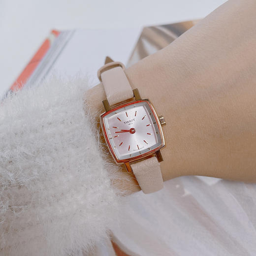 HAT0581093603100 天梭TISSOT 天梭小可爱系列石英女表女士手表轻奢时尚小方表学生 商品图1