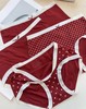 D122616秋冬新款红色系一盒四条装女士高品质内裤 商品缩略图11