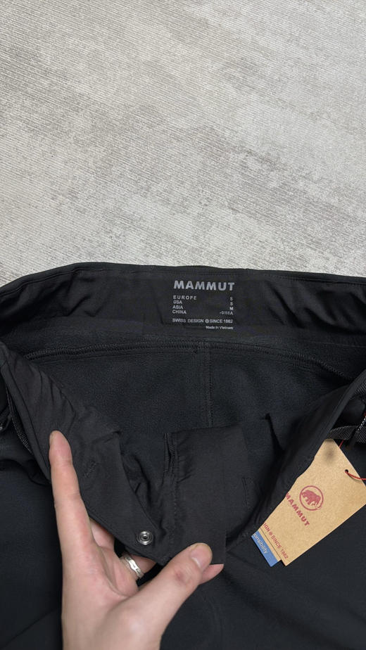 原定正品猛犸象MAMMUT Clion加绒软壳冲锋裤，防水防风保暖，顶级性能三重守护，尺码S-XXL 商品图7