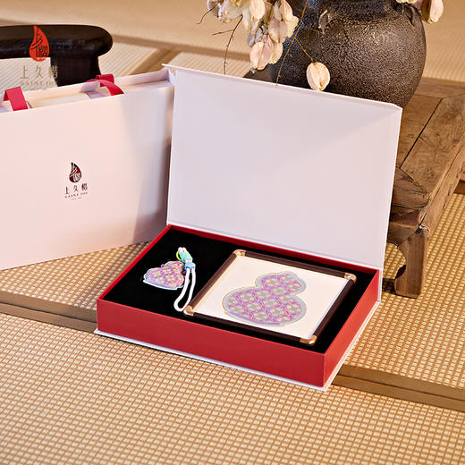 上久楷新中式国风文创礼盒送礼 摆件 宋锦挂件 福蒂绵延 商品图11