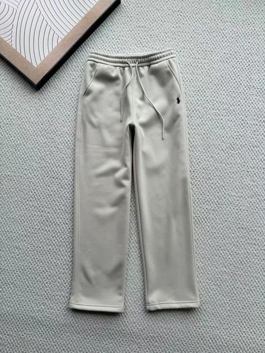 D122626澳绒细腻柔软加绒百搭显瘦直筒阔腿裤 商品图4