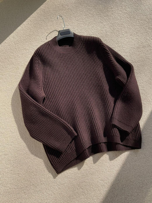 1226-9 uma/1436联名系列羊绒圆领长袖套衫 商品图4