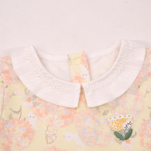 棉果果春季新品女童小线圈网纱小碎花公主裙网纱连衣裙M122700226115 商品图3