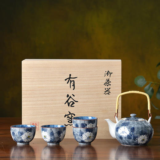  日本制复古泡茶陶瓷茶具套装精美送礼带礼盒 商品图2