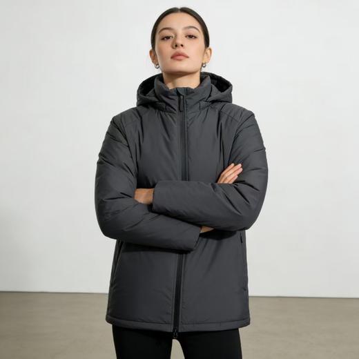 【商务老钱风 保暖不臃肿】Link Polaris户外情侣款科技感棉服连帽防寒服外套 商品图1