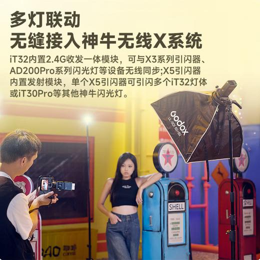 【热卖款】神牛正品IT32迷你相机闪光灯小型便携TTL自动测光高速同步相机微单热靴机顶灯 商品图1