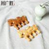 周广胜马年精选黄杨木雕刻马上来财经络按摩梳送朋友送长辈礼品伴手礼 商品缩略图2