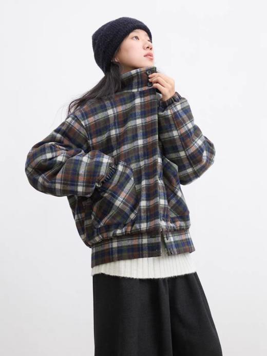 步履不停/5D25014C/杜普林格纹立领绗棉夹克 商品图0