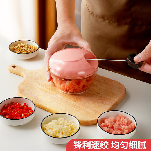 好媳妇捣蒜器蒜泥神器手动拉蒜搅蒜蒜蓉大蒜捣碎打蒜器压蒜器绞肉 商品图1