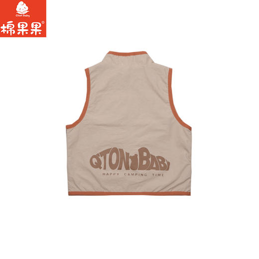 棉果果春季新品男童涤丝纺汗布纯棉内里卡其马夹M112171326148 商品图2