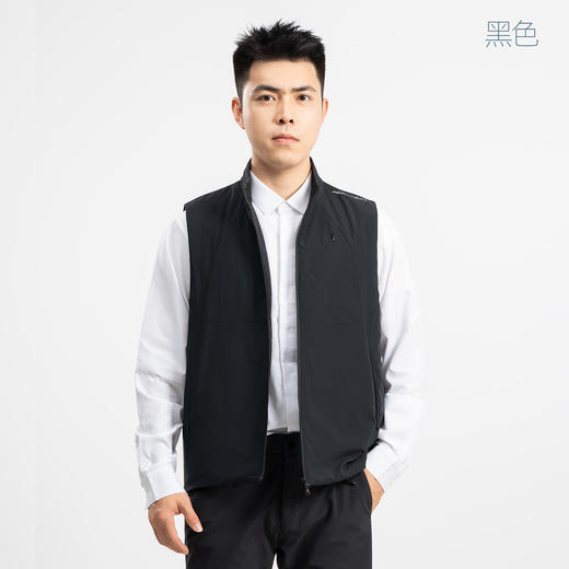 单导动态C60对流层核心棉马甲增温保暖运动立领背心坎肩外套秋冬 商品图5