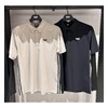新款男士防晒长袖假两件上衣来啦！看起来简约的基础款，但设计上并不呆板，是你穿上就不想脱的运动上衣！很多精巧的小细节让它看起来更与众不同，日本进口曲线拼逢机特色绗缝、侧边搭配撞色条纹织带！ 商品缩略图0