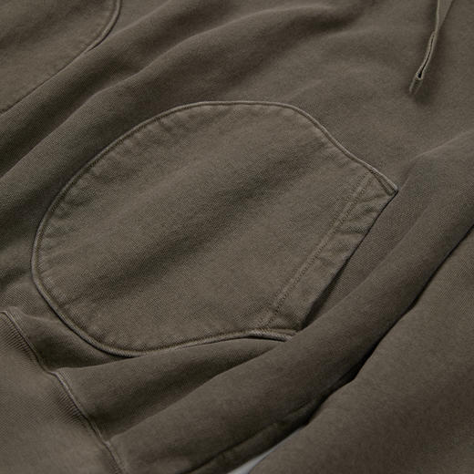 ROMI STUDIO“拳击袋口”全棉高克重分缝冚车连帽卫衣 RWCAS66687 商品图3