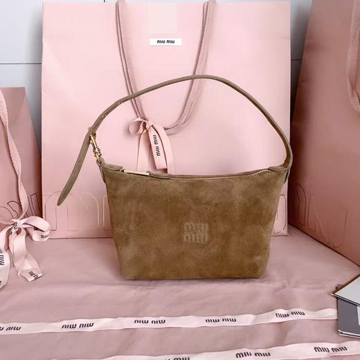 缪缪 新品 麂绒皮 饭盒包 （LZ） 商品图0