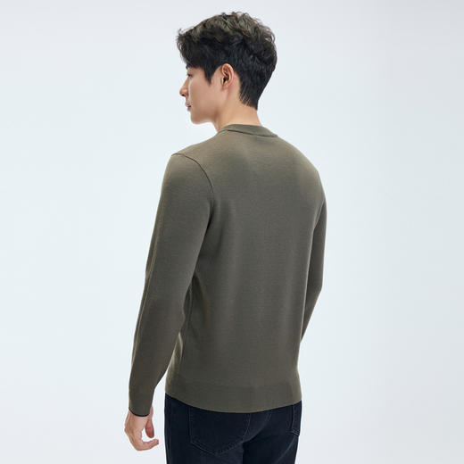 【门店同款&含绵羊毛】圣得西2025年冬季毛衫男款套头柔软针织衫 商品图3