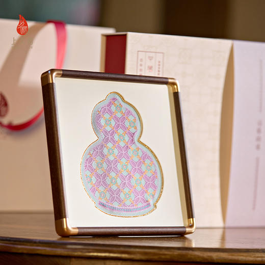 上久楷新中式国风文创礼盒送礼 摆件 宋锦挂件 福蒂绵延 商品图1