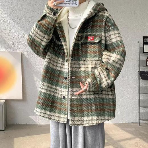 D122618寒冬B备保暖舒适情侣款羊羔毛棉衣外套 商品图3