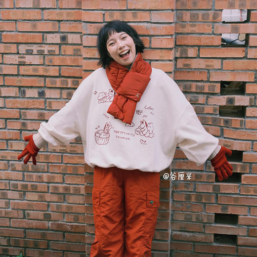 【品牌直发】ACMEITEM爱棵米 女士圆领卫衣GAH2310803A 商品图1