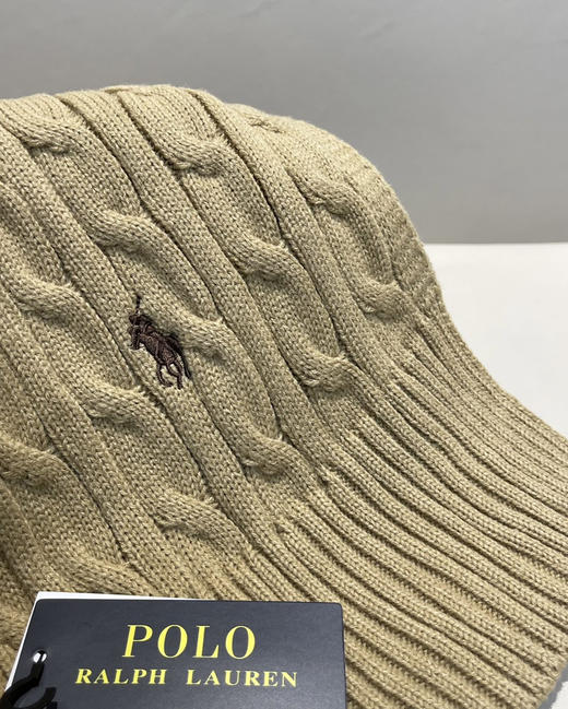 25新款拉夫*伦男女款小标绞花围巾122505 商品图5