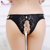 【开裆内裤】霏慕蕾丝花边开裆女士内裤升级版7132【 黑色】 商品缩略图1