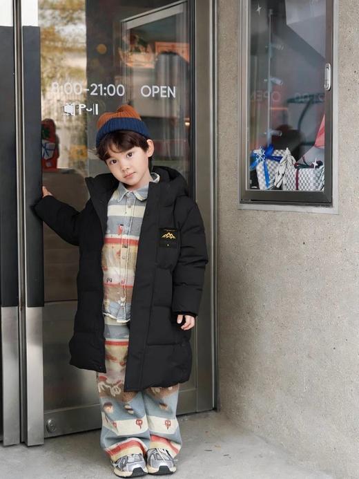 紧急清仓69.9❗【棉致·儿童中长款加厚黑金羽绒棉服】 商品图2