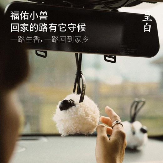 呈白 扎西德勒随身香挂藏原香挂车载香薰毛绒包包挂件 商品图3