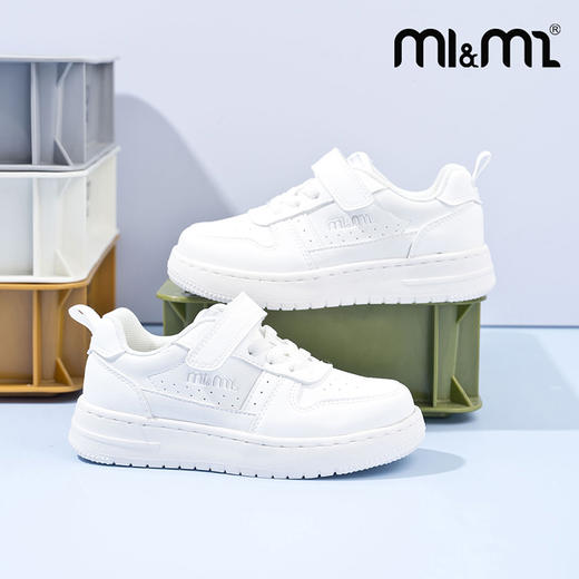 M1M2超轻校园小白鞋(皮)M518A1081 商品图1