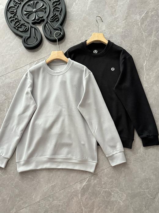 露露LULU茉莉花因子粗针羊绒卫衣男款针织上衣运动衫 商品图0