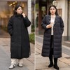 一周发货！💥年末最气质款羽绒服【新国标90白鸭绒 羽绒服】2款，一款保暖立领&翻领 大衣风衣款羽绒服，气质全黑；另一款V领国风新中式绗缝羽绒服，绗缝羽绒分隔填充不易跑绒~ 商品缩略图0